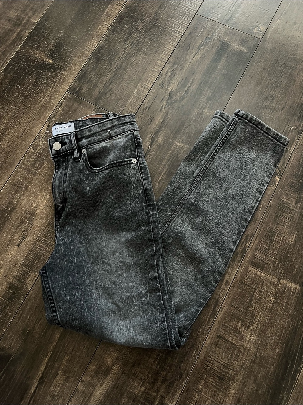 Marc New York Gray-Black Washed Jeans